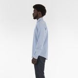 Lato della CAMICIA OXFORD CON TASCHE LATERALI / OXFORD BLU