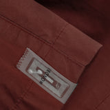 Dettaglio etichetta NFC di DYEPOP SHORTS / RUGGINE