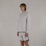 3/4 di posizione di FRESH DYE SWATSHIRT / SABBIA
