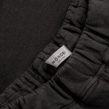 Particolare dell'etichetta MONOBI di FRESH DYE SWEATPANTS / GRIGIO