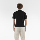 retro di SUPERIOR PIMA TSHIRT 18G / NERO