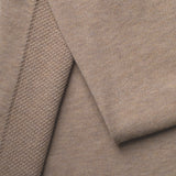 Fabric detail of COTTON CASHMERE WHOLEGARMENT 18G / CAMEL sweater