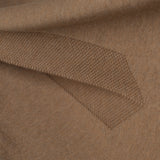 Fabric detail of Front of COTTON CASHMERE WHOLEGARMENT 18G / KAKHI MELANGE sweater