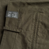 NFC tag detail of BIO GABARDINE ORIGIN CHINO / VERDE MILITARE