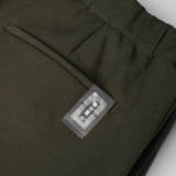 NFC tag detail of BISTRETCH EASY PANT / VERDE MILITARE