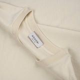 MONOBI label detail of FULL ORGANIC TSHIRT / NATURALE