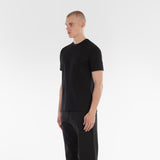 3/4 position of FULL ORGANIC TSHIRT / NERO