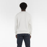 Back of FULL ORGANIC SWEATSHIRT / BIANCO LATTE
