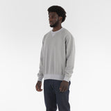 3/4 position of FULL ORGANIC SWEATSHIRT / PIETRA MELANGE