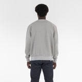 Back of FULL ORGANIC SWEATSHIRT / PIETRA MELANGE