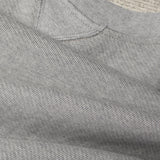 fabric detail of FULL ORGANIC SWEATSHIRT / PIETRA MELANGE