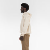 Side of FULL ORGANIC HOODIE / NATURALE