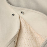 Button of RESPONSIBLE WOOL COACH JACKET / NATURALE