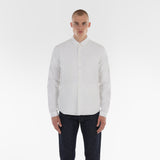 Front of SIDE POCKET OXFORD SHIRT / BIANCO OTTICO