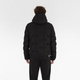 Back of COTTON POP DOWN JACKET / NERO