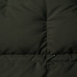 Quilt detail of COTTON POP DOWN JACKET / VERDE MILITARE