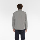 Back of ECO POP OUTERSHIRT / GRIGIO CHIARO