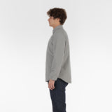 Side of ECO POP OUTERSHIRT / GRIGIO CHIARO