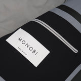 MONOBI label detail of 3LAYER COTTON SHELL / CEMENTO