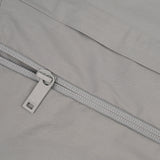 zip detail of 3LAYER COTTON SHELL / CEMENTO