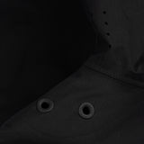 armhole detail of 3LAYER COTTON SHELL / NERO