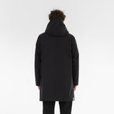 Back of 3LAYER COTTON RAINPARKA / NERO