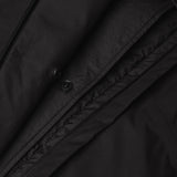 Button detail of 3LAYER COTTON RAINPARKA / NERO