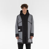 Reverse of 3LAYER COTTON RAINPARKA / NERO