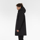 Side of 3LAYER COTTON RAINPARKA / NERO