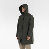 3/4 position of 3LAYER COTTON RAINPARKA / VERDE MILITARE