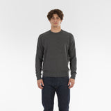Front of PURE CASHMERE FRENCH TERRY 12G / GRANIT jumper