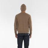 Back of PURE CASHMERE FRENCH TERRY 12G / SESAME jumper