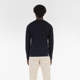Back of PURE CASHMERE JERSEY STITCH 18G / BELUGA sweater