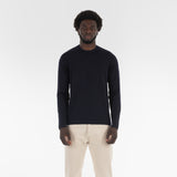 Front of PURE CASHMERE JERSEY STITCH 18G / BELUGA sweater