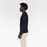 Side of PURE CASHMERE JERSEY STITCH 18G / BELUGA sweater