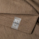 NFC tag detail of PURE CASHMERE JERSEY STITCH 18G / SESAME sweater