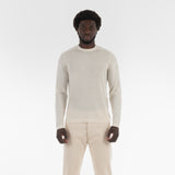 Front of PURE CASHMERE JERSEY STITCH 18G / SNOW sweater