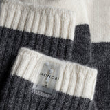 NFC tag detail of PURE CASHMERE SOCKS / GRANIT