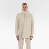 Front of PURE CASHMERE SCARF / SNOW
