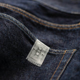 NFC tag detail of RAW INDIGO SELVAGE DENIM / INDACO pants