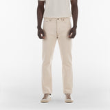 Front of RAW INDIGO SELVAGE DENIM / NATURALE pants