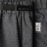 integrated polyester belt and NFC tag details of RESPONSIBLE WOOL CHINO / GRIGIO MELANGE