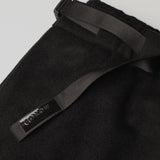 integrated polyester belt detail of RESPONSIBLE WOOL CHINO / NERO