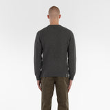 Back of PURE CASHMERE FISHERMAN RIB 5G / GRANIT jumper