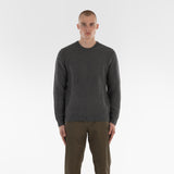 Front of PURE CASHMERE FISHERMAN RIB 5G / GRANIT jumper