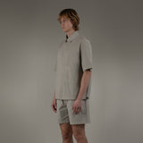 3/4 position of DYEPOP SHIRT / GHIACCIO