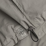 drawstring and NFC tag details of DYEPOP SHIRT / GHIACCIO