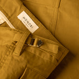 Buckle and MONOBI label details HERRINGBONE CARGO / OCRA