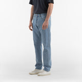 3/4 position of TERSE DENIM PANTS / DENIM CHIARO