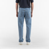 back of TERSE DENIM PANTS / DENIM CHIARO